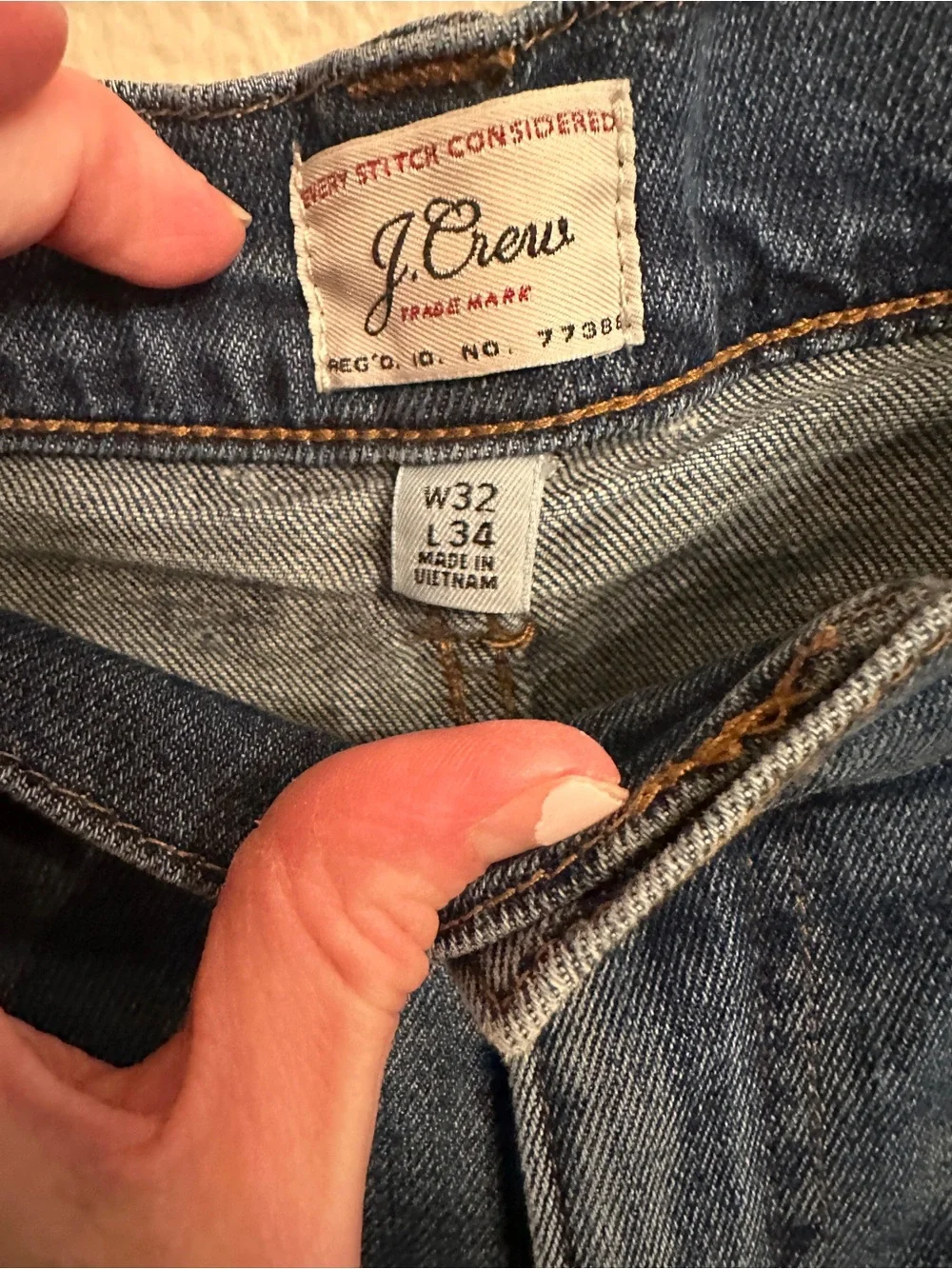 J. Crew slim fit